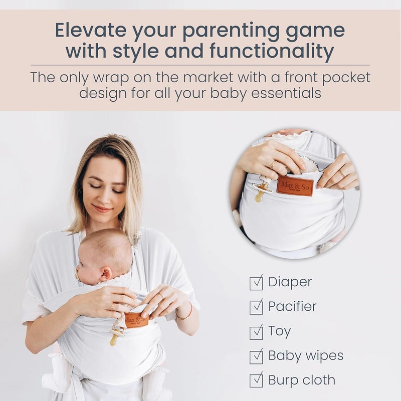 Max&So Pocket Wrap Baby Carrier - Image 3